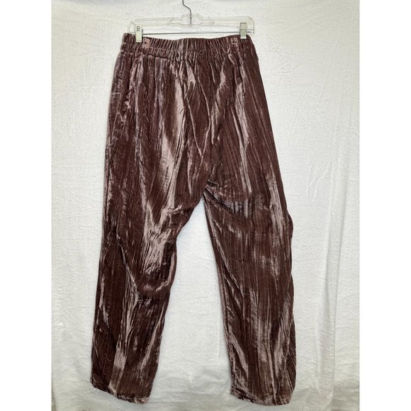 Anthropologie Tina Jo Mauve Velvet Pants - Picture 2 of 4